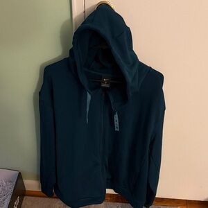 Nike Men's Blue zip up Hoodie, size 2xl